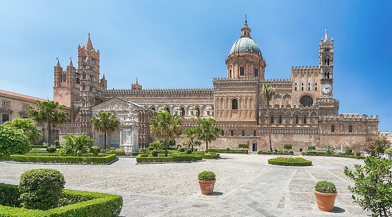 Palermo Cathedral in Sicily, Italy