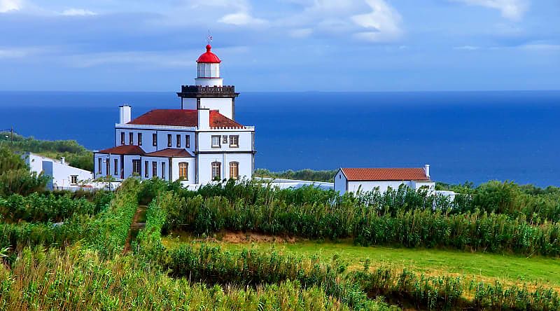 Lighthouse Ponta da Ferraria San Miguel, Azores