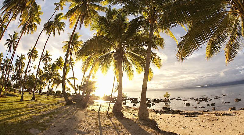 Sunset in Fiji