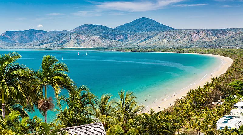 View of Port Douglas in Queensland, Australia