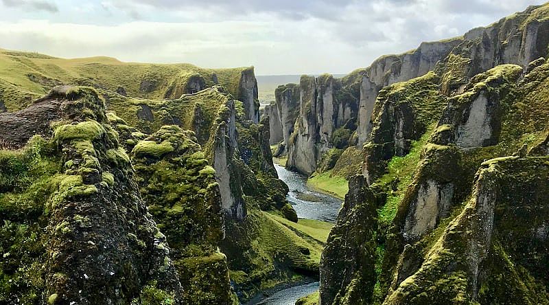 Fjadrargljufur Canyon, Iceland. Fjadrargljufur Canyon, Iceland.