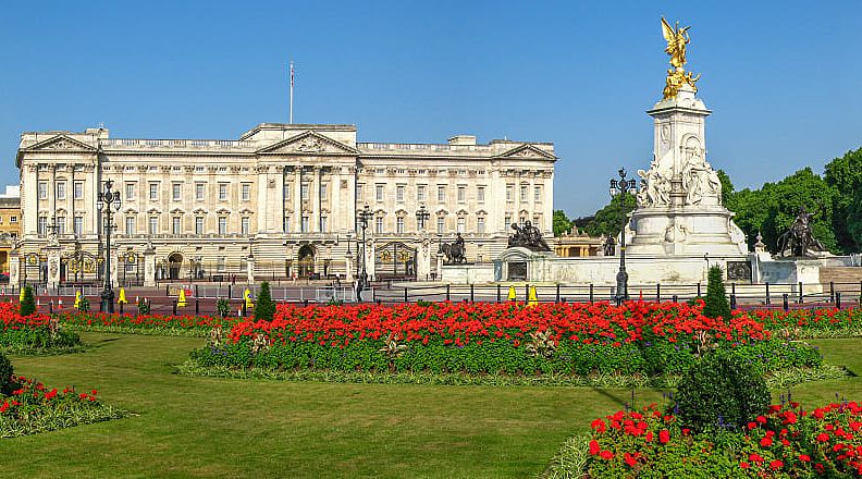 Buckingham Palace in London, England