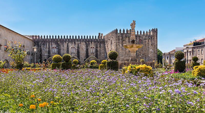 Garden of Saint Barbara in Braga, Portugal