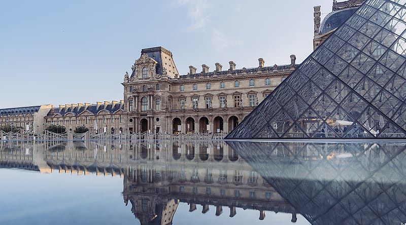 Louvre Museum in Paris, France