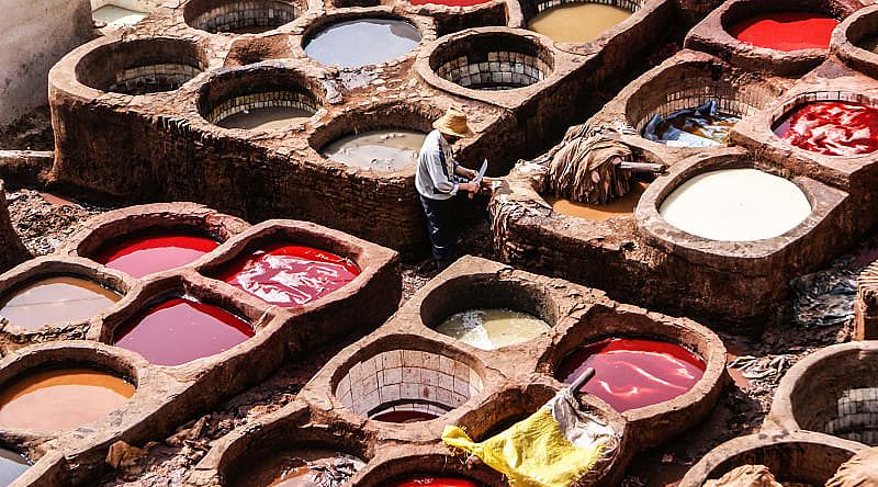 Morocco Fez Tannery 