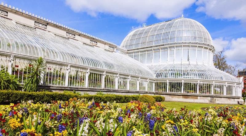 Palm house in Belfast, Northern Ireland