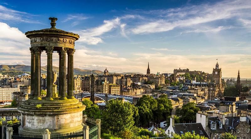 Edinburgh view from Calton Hill