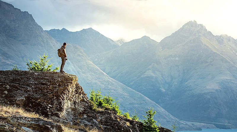 Traveler Expecting New Zealand Wonderful Journey, Queenstown