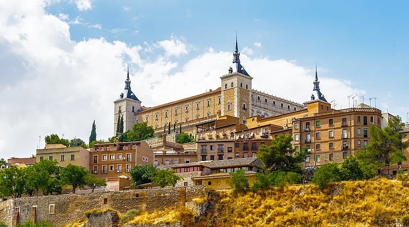 Alcazar Palace - the highest point of Toledo, Spain Alcazar Palace - the highest point of Toledo, Spain