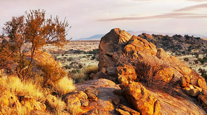 Namibian desert in Africa