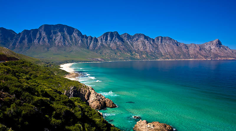 Gordons Bay in Cape Town, South Africa Gordons Bay in Cape Town, South Africa