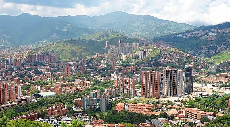 Panoramic view of Medellin, Colombia Panoramic view of Medellin, Colombia