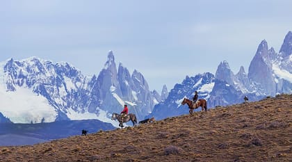 Gauchos in Patagonia, Argentina