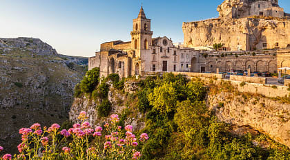 Ancient town of Matera in Italy