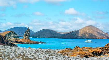Galapagos Islands view in Ecuador