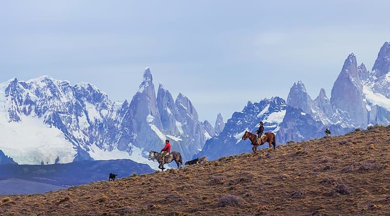 Gauchos in Patagonia, Argentina Gauchos in Patagonia, Argentina