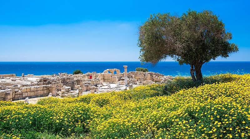 Achilles' House Kourio Basilica at The Sanctuary of Apollo at the Kourion World Heritage Archaeological site Achilles' House Kourio Basilica at The Sanctuary of Apollo at the Kourion World Heritage Archaeological site