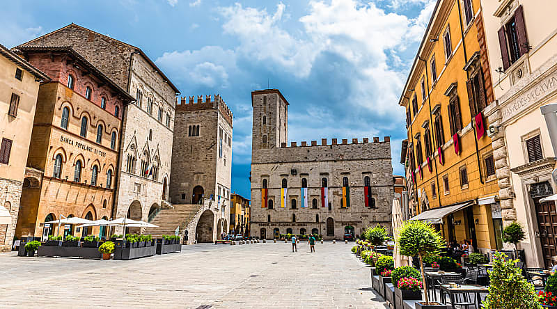 Todi Terrace in Umbria, Italy Todi Terrace in Umbria, Italy