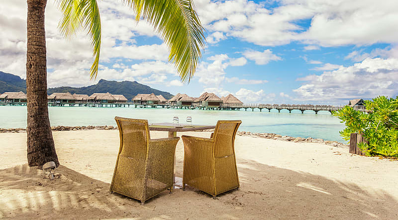 View of Mount Otemanu in Bora Bora View of Mount Otemanu in Bora Bora