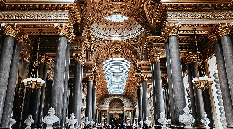 Palace of Versailles in France. Palace of Versailles in France.