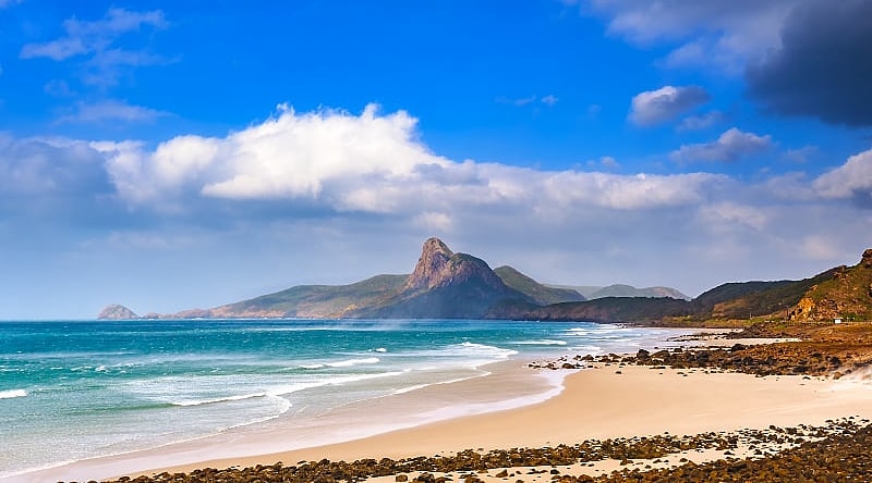 Nhat beach on Con Dao island, Vietnam