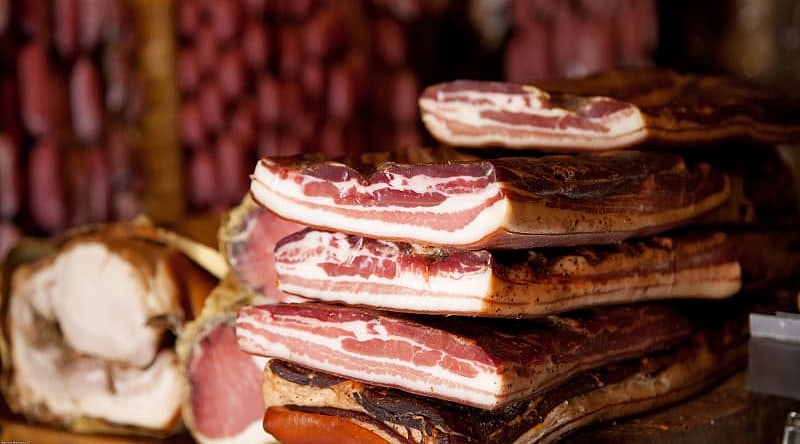 Salumi al Banco, Norcia, Umbria, Italy Salumi al Banco, Norcia, Umbria, Italy