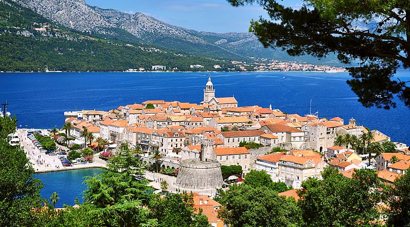 Korcula Island in Croatia