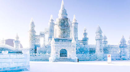 Harbin international ice and snow festival, China Ice castle from Harbin international ice and snow festival