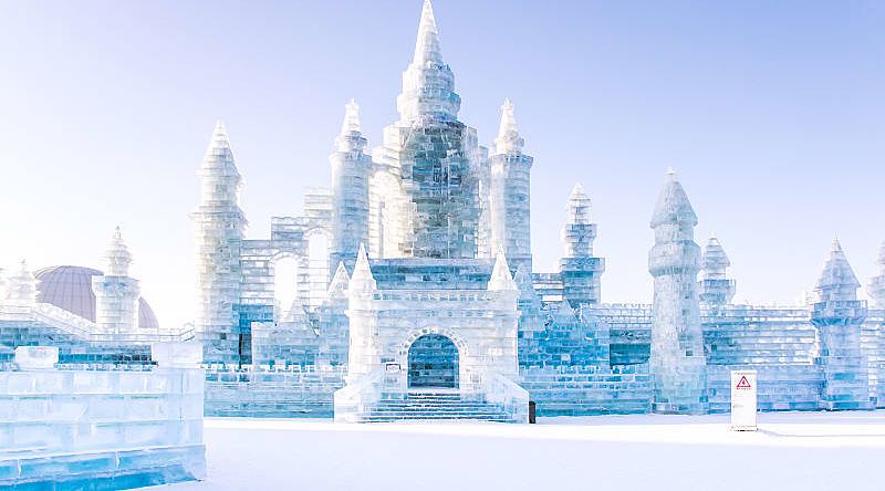 Ice castle from Harbin international ice and snow festival