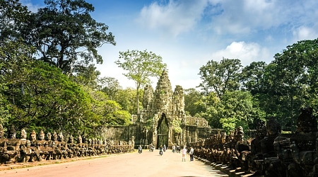 Bayon temple in Siem Reap, Camboadia