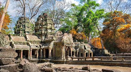 Temple in Angkor Wat complex, Cambodia