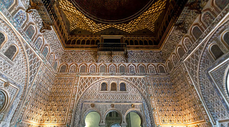 Interior of Royal Alcazar of Seville, Spain
