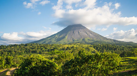 Arenal Volcano in Costa Rica.