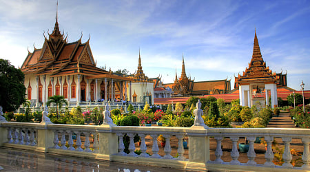 Phnom Royal Palace in Cambodia