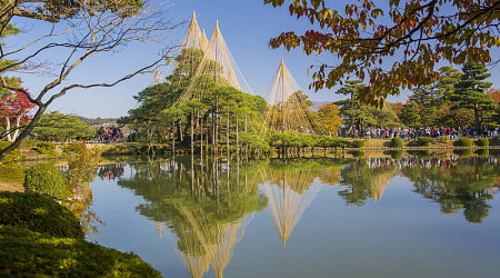 Kenroku-en Garden in Kanazawa, Japan