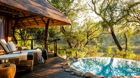 Luxurious pool at Dulini Lodge in South Africa. Photo courtesy: Dulini lodge