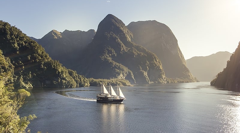 Doubtful Sound in Fiordland.  Photo courtesy of Miles Holden / Tourism New Zealand