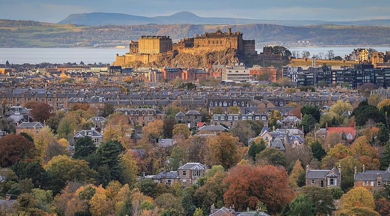 Edinburgh Castle in Scotland