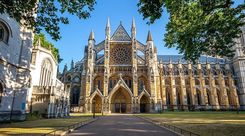 Westminster Abbey in London, England