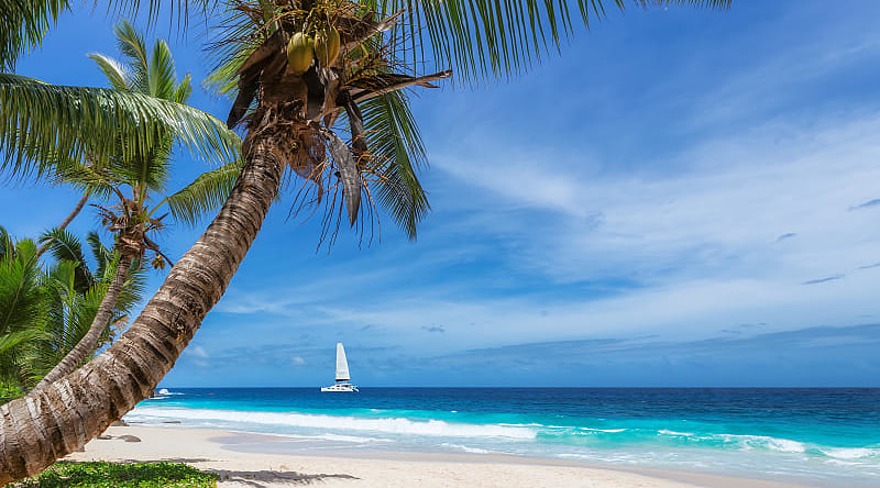 Indulge in lavish resort living on a private beach surrounded by pristine ocean and marvelous white sand