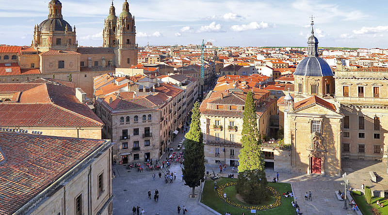 View of Salamanca in Spain