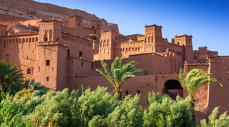 Town of Ait Benhaddou in Morocco.