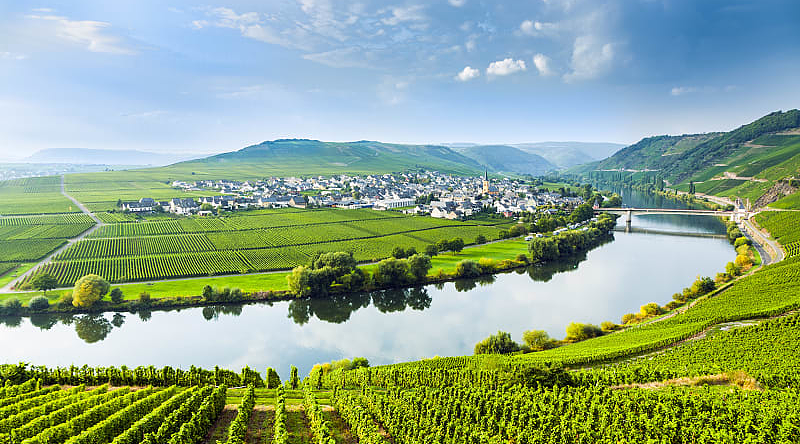 Mountainside monastery in Muenstertal, Black Forest region in Germany.