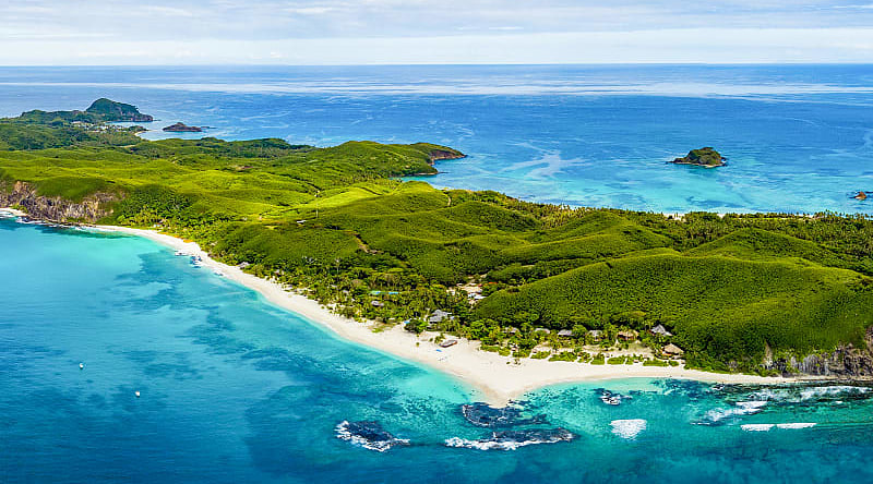 Fiji Island aerial view