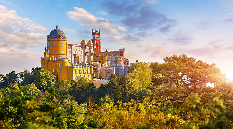 Palace of Pena in Sintra, Portugal