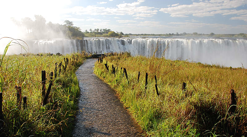 Victoria Falls is one of the main attractions in South Africa.