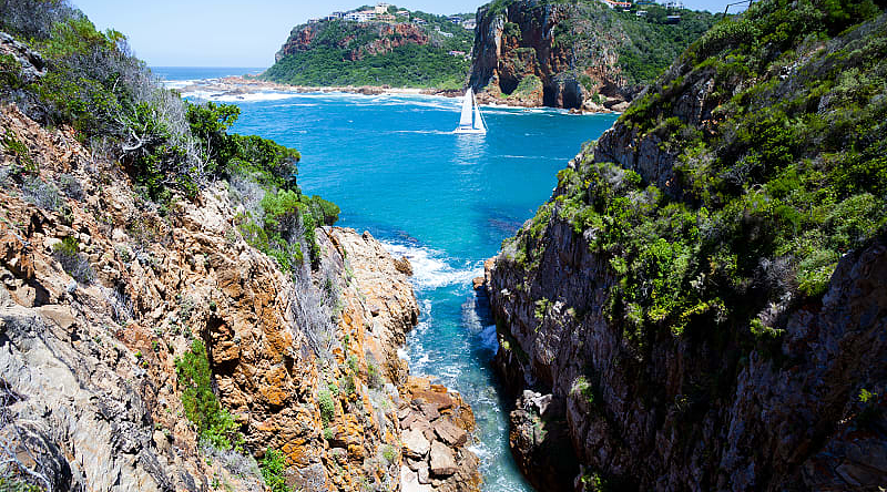 Landscape in Knysna Western Cape province, South Africa.