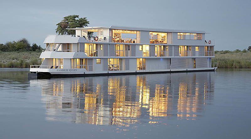 Luxurious river safari on the Zambezi Queen