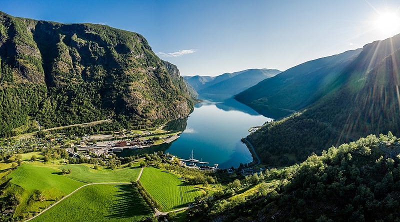 Mount Sandviken in Bergen, Norway