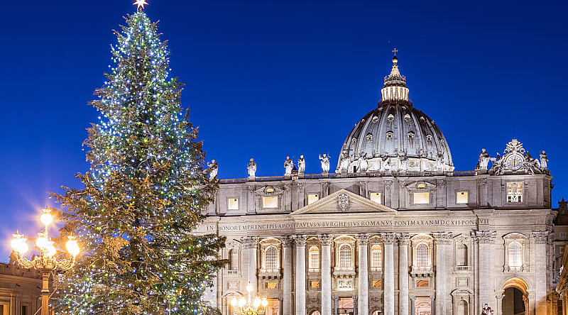 St. Peter's Square at Christmas, Vatican City